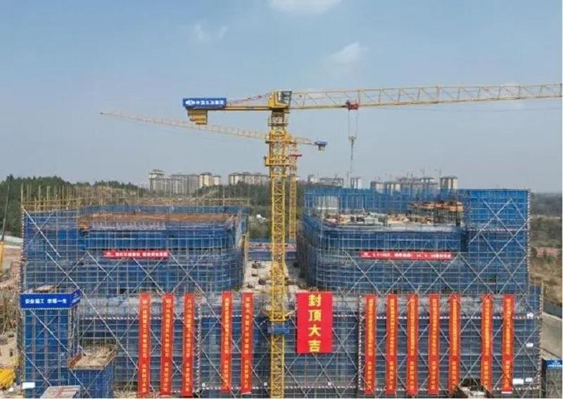 成都：未來醫學城生物制藥標準廠房封頂