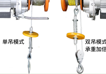 選擇鋼絲繩電動葫蘆的吊鉤應遵循擇優原則